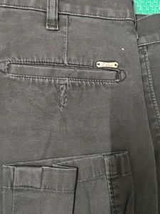 Black Straight Leg Trousers