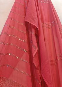 Pink Sequin Saree 💗