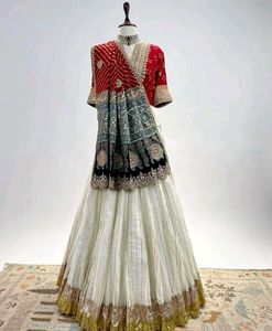 Elegant Leheriya Lehenga Set