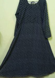 New/Unused Black Anarkali With Dupatta