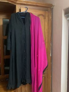Black Top&dupatta