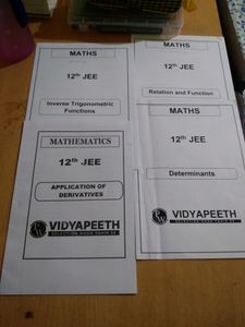 PHYSICS WALLAH CLASS 12TH MATHS DPP
