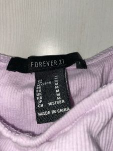 Lavender Fitted Top.