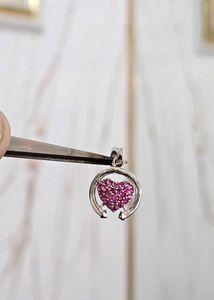Heart Pendent Girls Silver