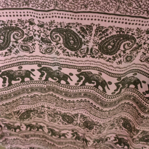 Elephant print pink top