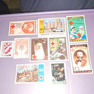 STAMPS : RED CROSS THEME