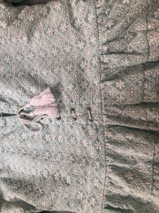 Blue chikankari Top