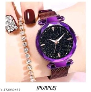 Purple Sparkle Women's Watch