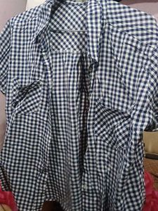 Checked Short Sleeve Shirt