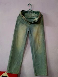 ✨SALE✨Blue Straight Fit Cute Jeans