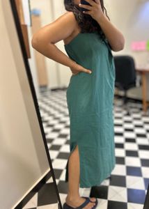 Sea-Green Midi Dress