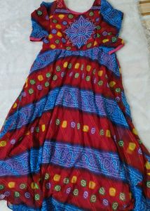Bandhini Design Frock