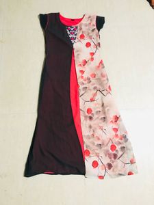Elegant Floral Print Dress