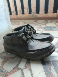 Brown Leather Ankle Boots