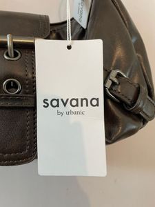 savana dark brown y2k shoulder bag