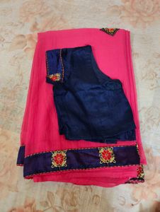 Saree With Blouse 💗