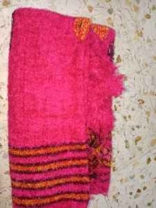 Shining Pink Colour Shawl For Women 💝