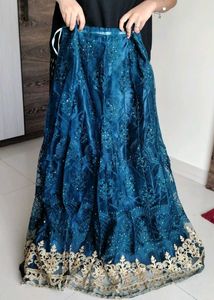 Teal Embroidered Blouse