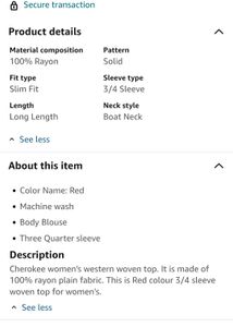 Cherokee Women&#39;s Slim Fit Top