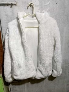 White Fuzzy Jacket