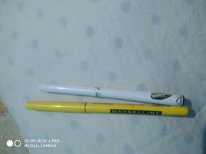 Maybelline Kajal + ADS Eyeliner