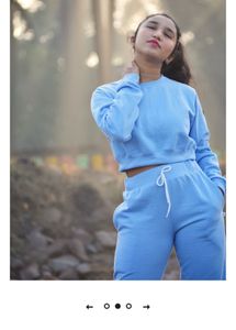 Crop Top + Trouser - Available In S,M,L,XL