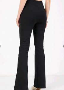 SASSAFRAS Black Bootcut Trousers