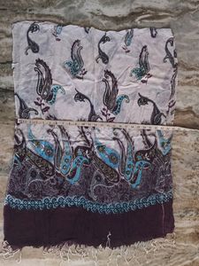 3 Cotton Dupattas.
