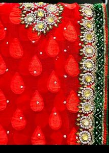 New Red Saree