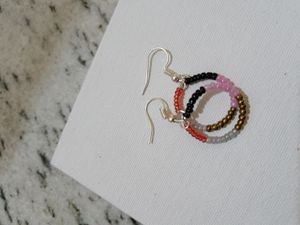 Handmade So Attractive Hoop Earings Set Of 2