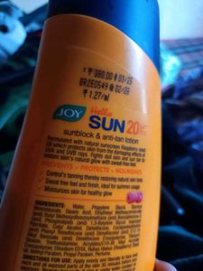 Joy Sunblock Body Lotion