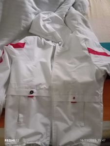 Stylish White &amp; Red Jacket