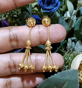 Gold Dangle Earrings