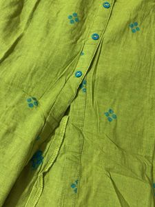 Green Printed Kurti