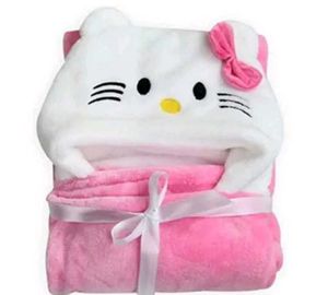 Super Soft Kitty Hoodie Blanket For Your Baby