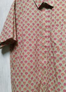 Patterned Short Sleeve Shirt