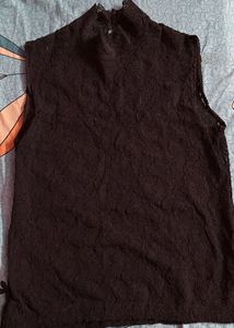 Elegant Black Lace Top