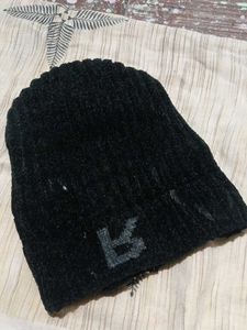 Black Beanie with Logo