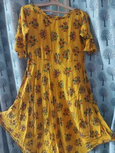 Floral Yellow Dress