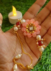 Pink &amp; Golden Adjustable Bracelet✨️