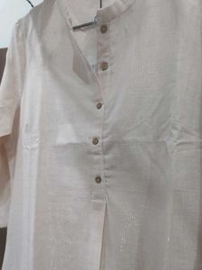 W Pale Pink Kurti - Size M