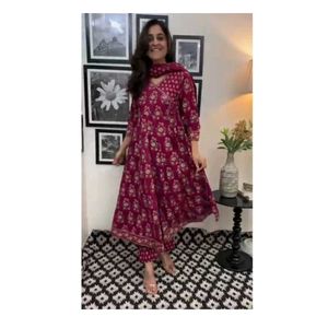 _New anarkali Angrakha kurta set with new style