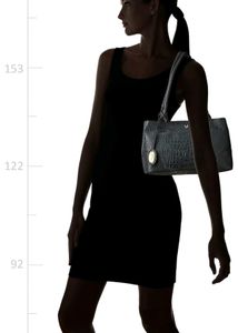 HideSign Leather Embossed Black Tote