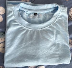 Light Blue Basic Tee