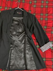 soft fabric Black Blazer size M