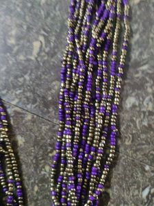 Purple Beaded Necklace