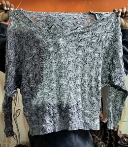Grey Knit Sweater