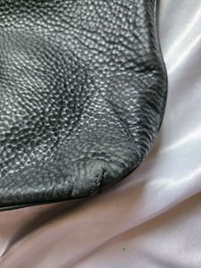 BURBERRY black Learher Handbag