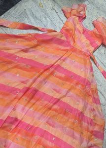 Girls Traditional party Wear Long Frock