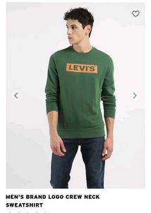 New original sealed tag Levi&#39;s Green sweatshirt